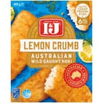 I & J Lemon Crumb Fish Fillets 425g