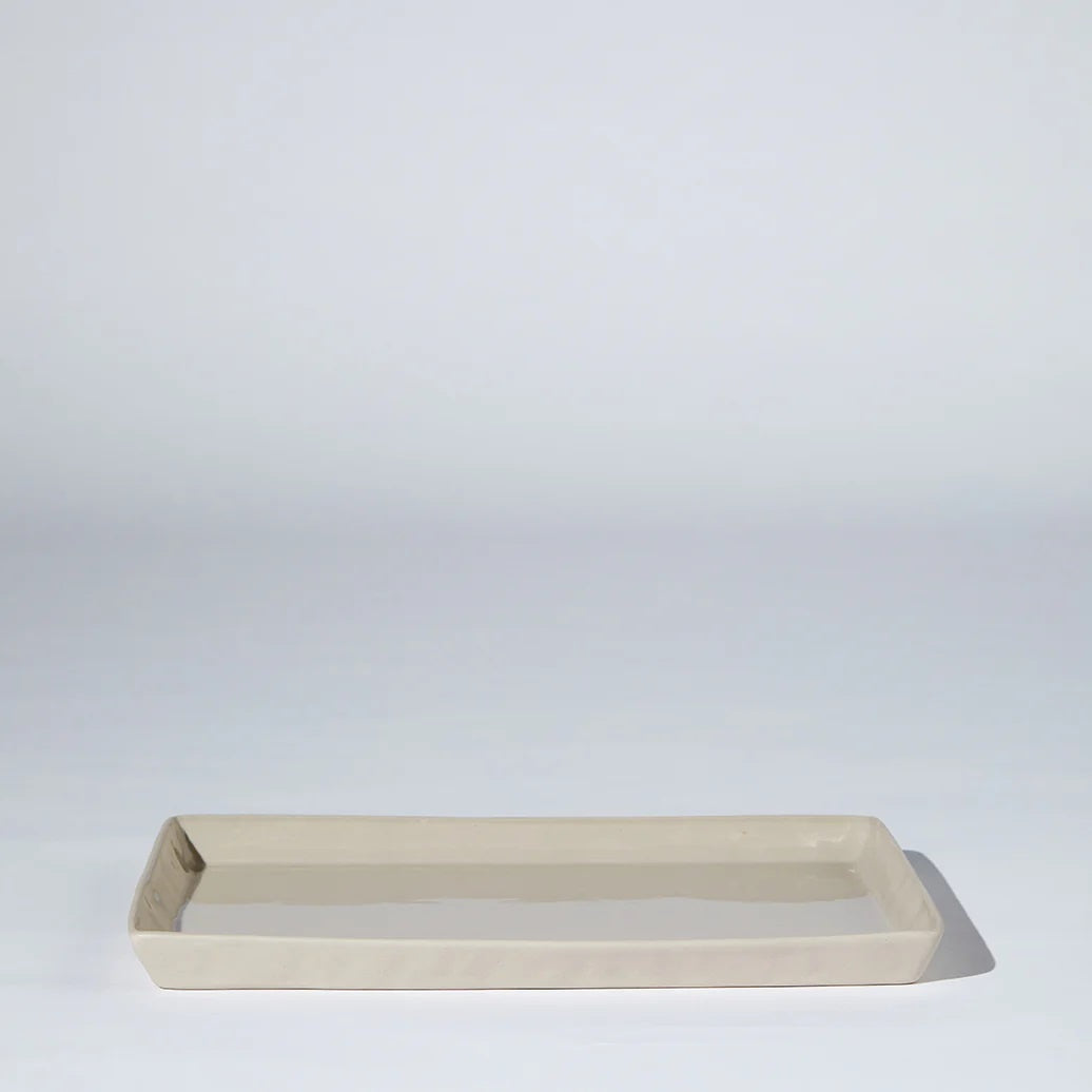 Marmoset Found - Cloud Rectangle Platter (XL) - Chalk
