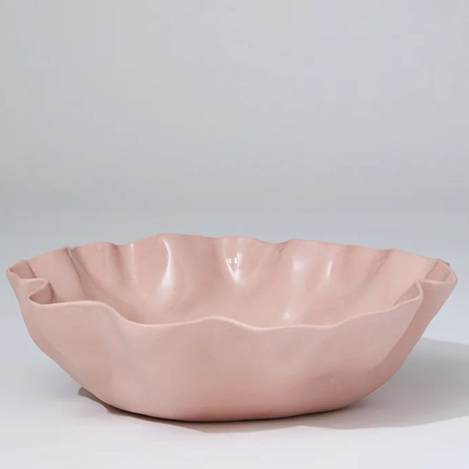Marmoset Found - Ruffle Bowl (L) - Icy Pink