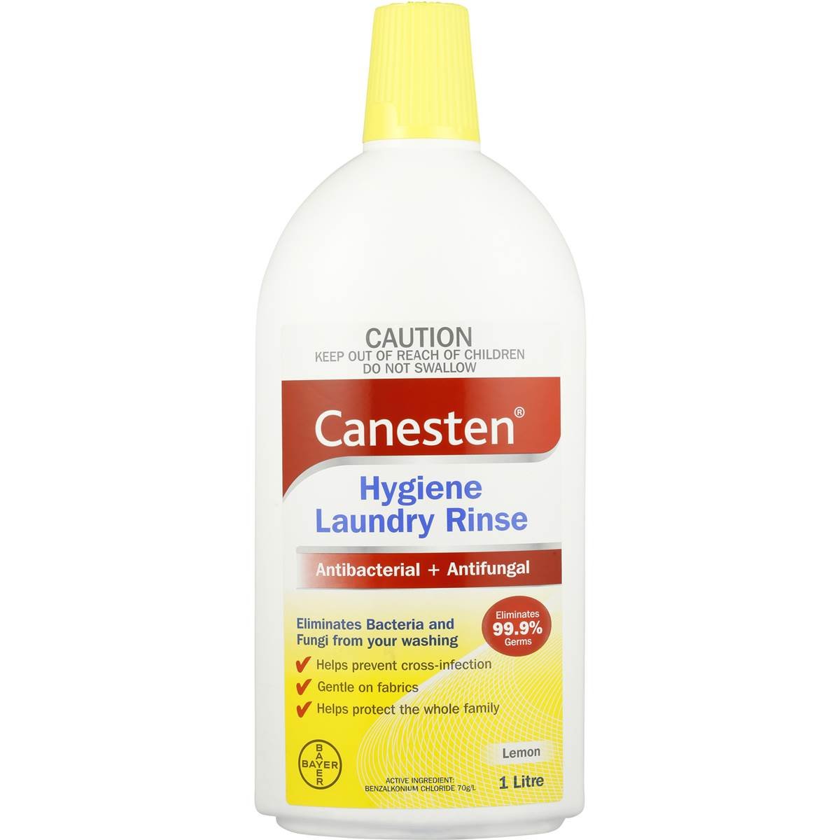 Canesten Lemon Hygiene Laundry Rinse Inwash & Soaker 1L
