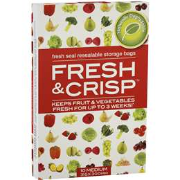 Fresh & Crisp Vege Bag Medium 10pk
