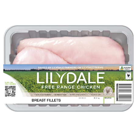 Lilydale Bulk Tray Breast Fillet - 1kg