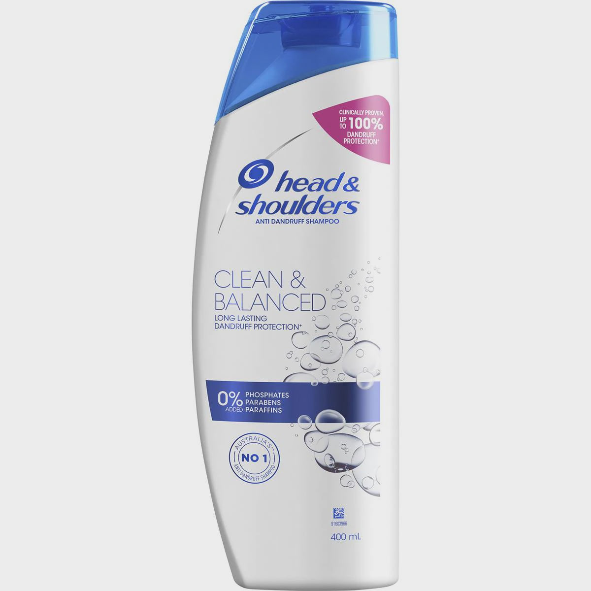 Head & Shoulders Clean & Balanced Anti Dandruff Shampoo For Clean Scalp 400ml