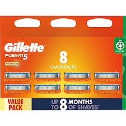 Gillette Fusion 5 Power Razor Blades 8 Pack