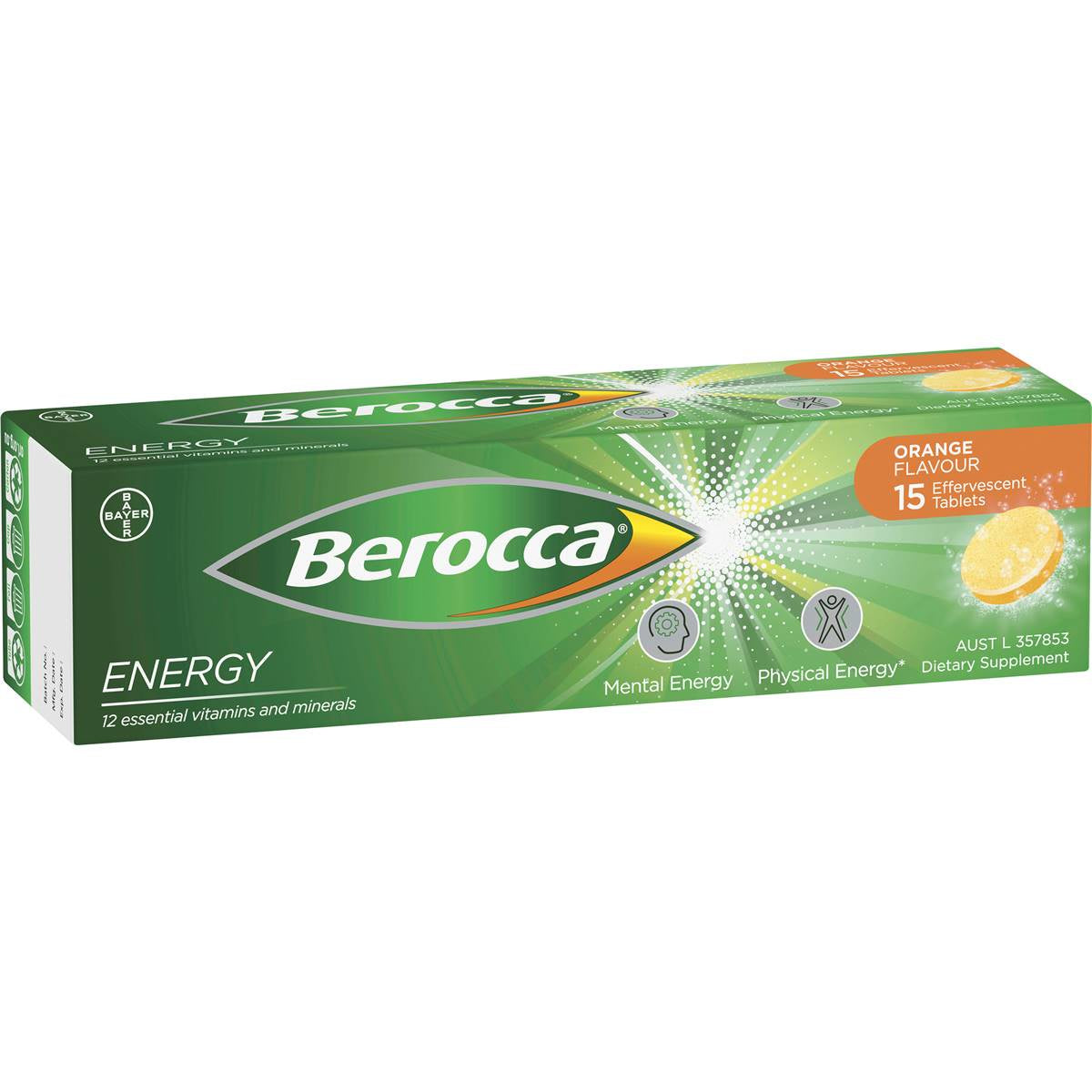 Berocca Energy Mango & Orange 15 tabs