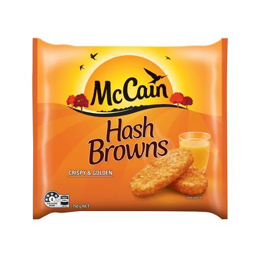 McCains Hash Browns 750g