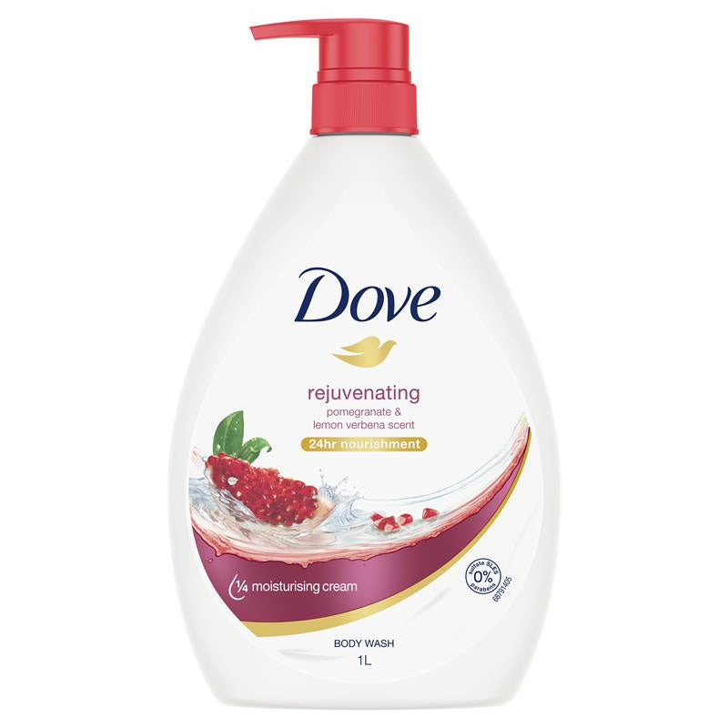 Dove Rejuvenating Pomegranate & Lemon Verbena Body Wash 1L