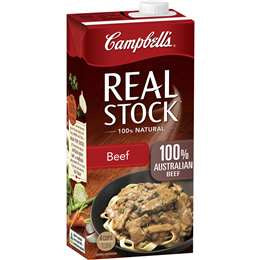Campbells Real Stock Beef Liquid 1L