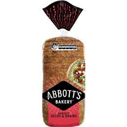 Abbotts Bakery Bread Harvest Seeds & Grains 750g