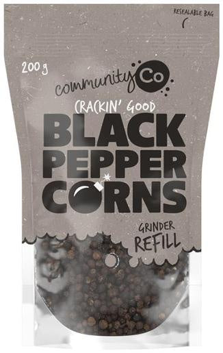 Community Co Whole Black Pepper Refill 200g