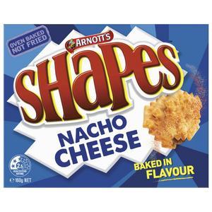 Arnott's Shapes Nacho Cheese Crackers 160g