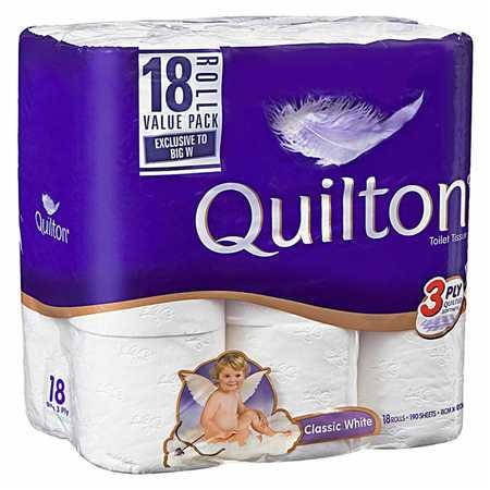 Quilton 3ply  Toilet Paper 18pk