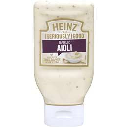 Heinz Seriously Good Garlic Aioli Mayonnaise Mayo 295ml
