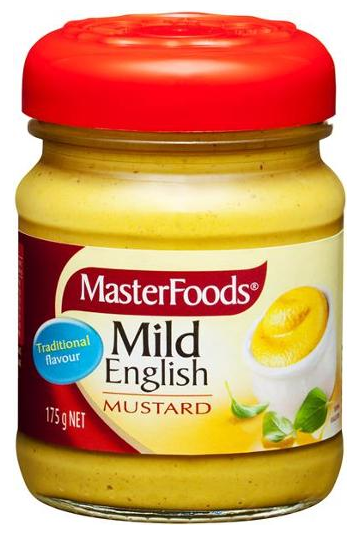 Masterfoods Mild English Mustard 170g