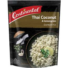 Continental Thai Coconut & Lemongrass Rice 115g