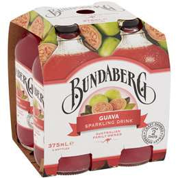Bundaberg Drinks Guava 4pk