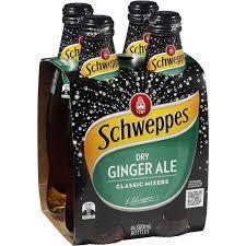 Schweppes Dry Ginger Ale 300ml x 4