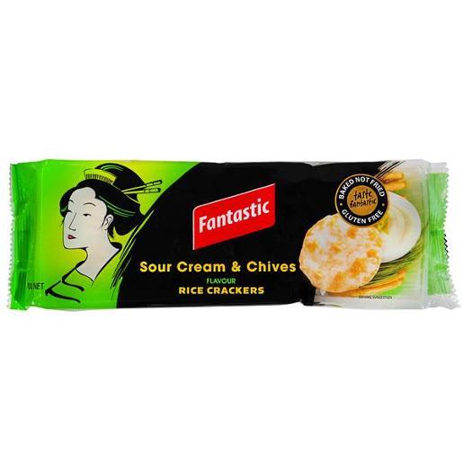 Fantastic Sour Cream & Chives Crackers 100g