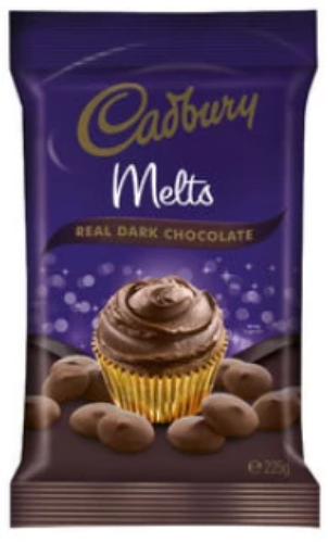 Cadbury Dark Baking Chocolate Melts 225g