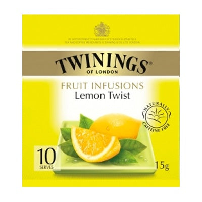 Twinings Herbal Infusions Lemon Twist Tea Bags 10pk