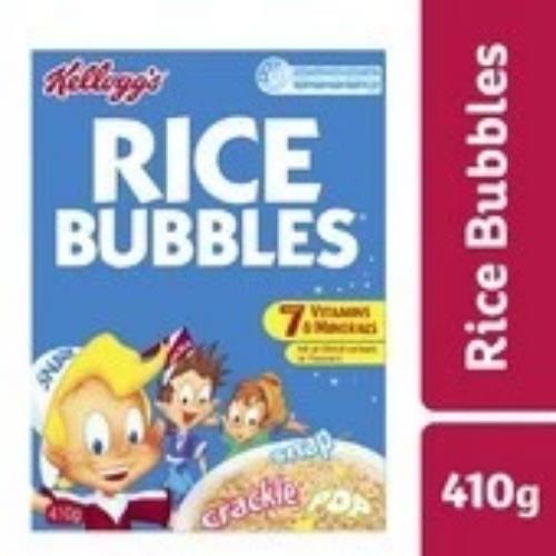 Kellogg's Rice Bubbles Cereal 410g
