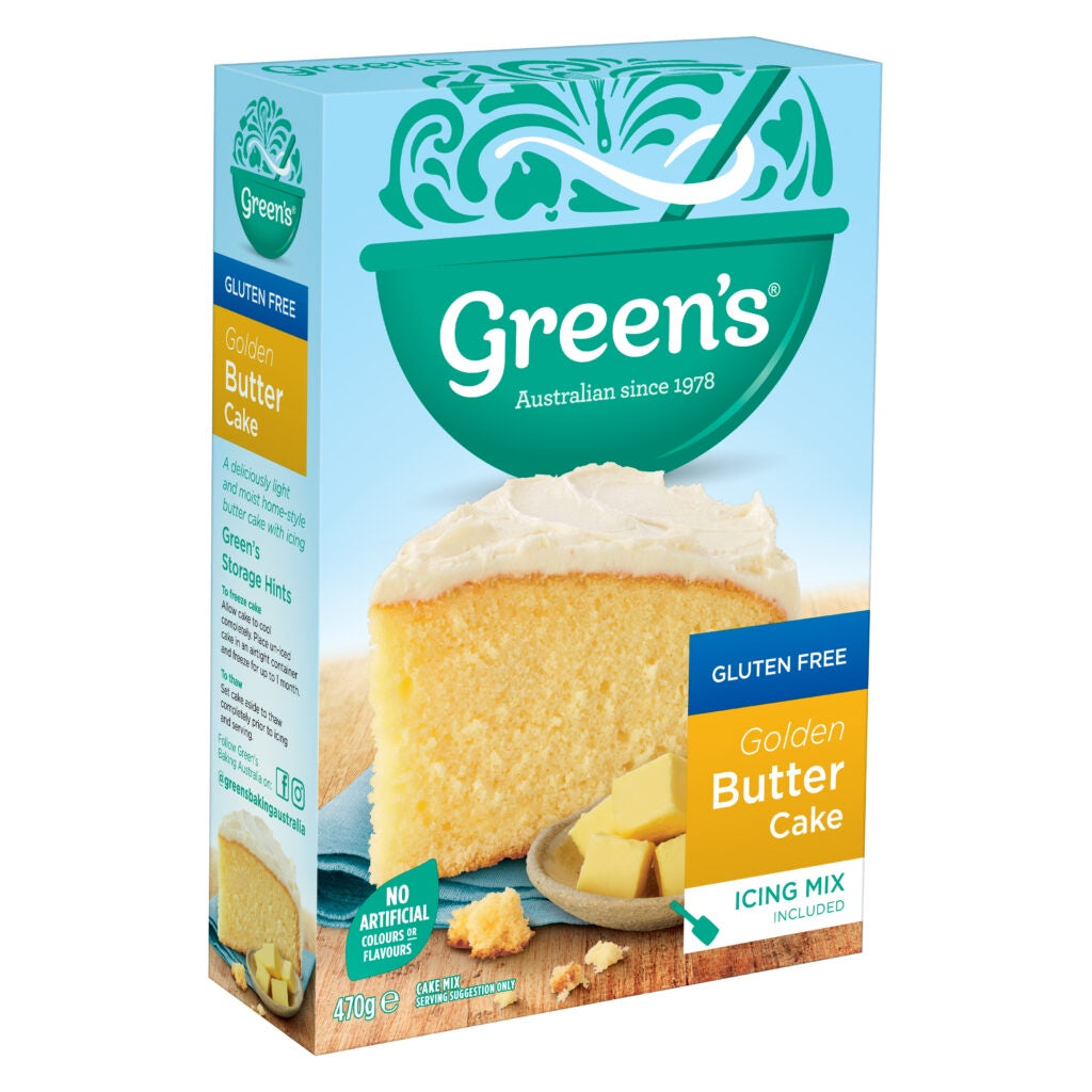 Greens Golden Butter Cake Mix GF 470g