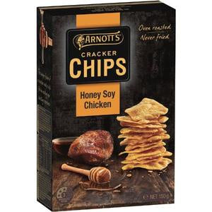 Arnotts Cracker Chips Honey Soy 150g
