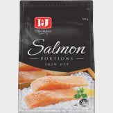 I & J Salmon Portions 500g