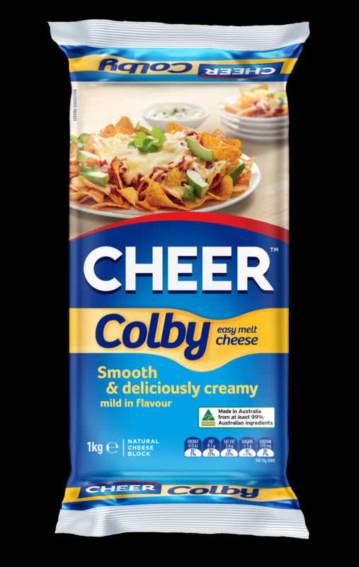 Cheer Cheese Colby Block 1kg