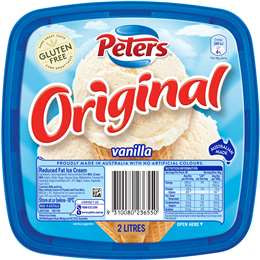 Peters Vanilla Ice Cream 2L