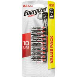Energizer Max AAA Batteries 14pk