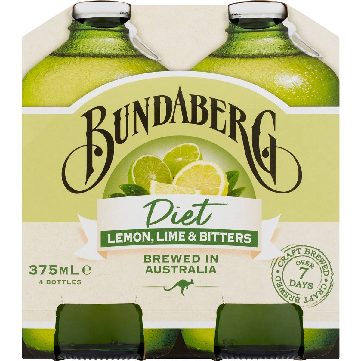 Bundaberg Lemon Lime & Bitters DIET 4pk