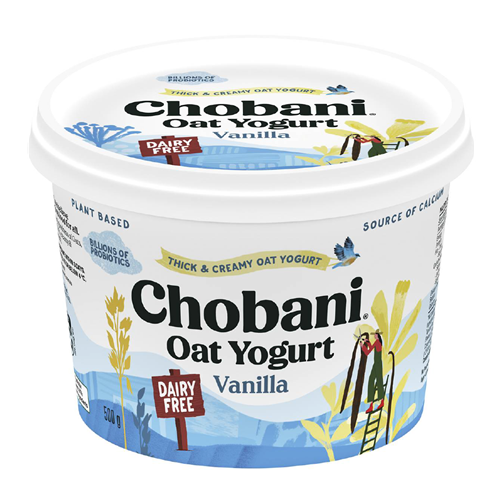 Chobani Oat Yoghurt Vanilla 500g