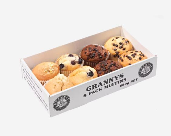 Granny's Muffins Mixed  8PK
