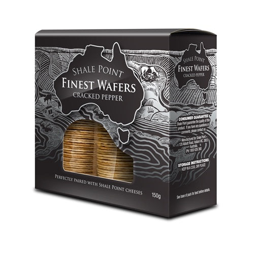Shale Point Cracked Pepper Wafers 150g
