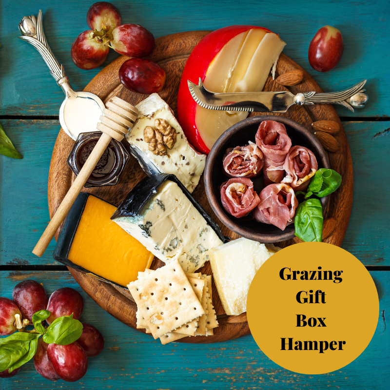 Grazing Gift Box Hamper With Cheeses