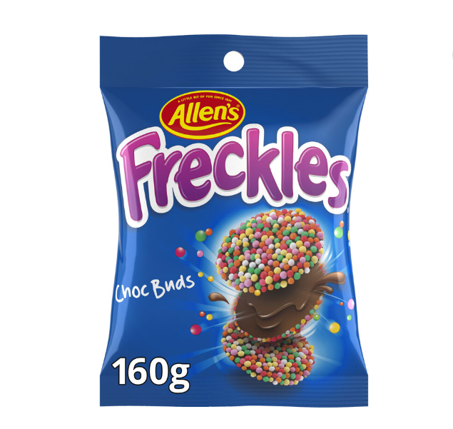 Allen's Freckles Milk Chocolate 160g