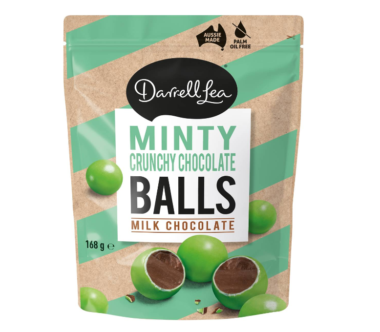 Darrell Lea Mint Chocolate Balls 168g