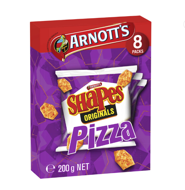 Arnott's Shapes Multipack Original Pizza 8 pk