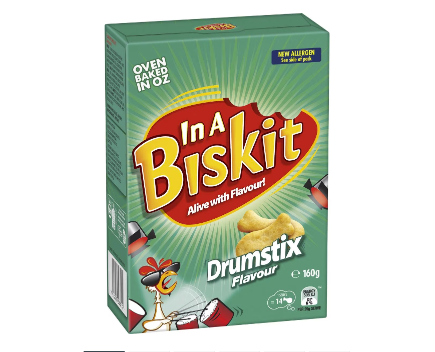 In A Biskit Drumstix Biscuits 160g