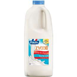 Pauls Zymil Low Fat Milk 2L