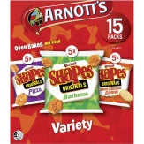 Arnotts Multipack Shapes Variety 15 pk