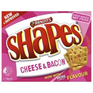 Arnott's Shapes Cheese & Bacon Crackers 175g