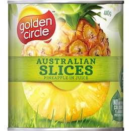 Golden Circle Pineapple Slices in Juice 440gm