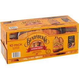 Bundaberg Ginger Beer 375mL x 10