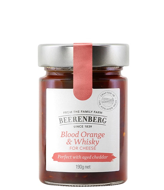 Beerenberg Blood Orange & Whiskey For Cheese 190g