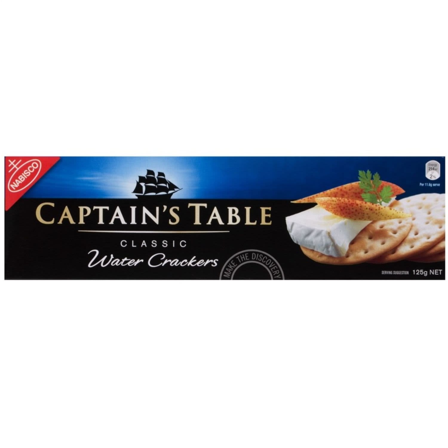 Captains's Original Table Water Crackers 125g