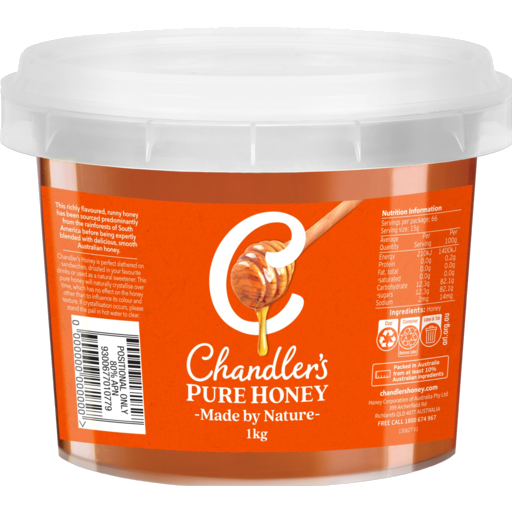 Chandler Honey Pure Pail 1KG