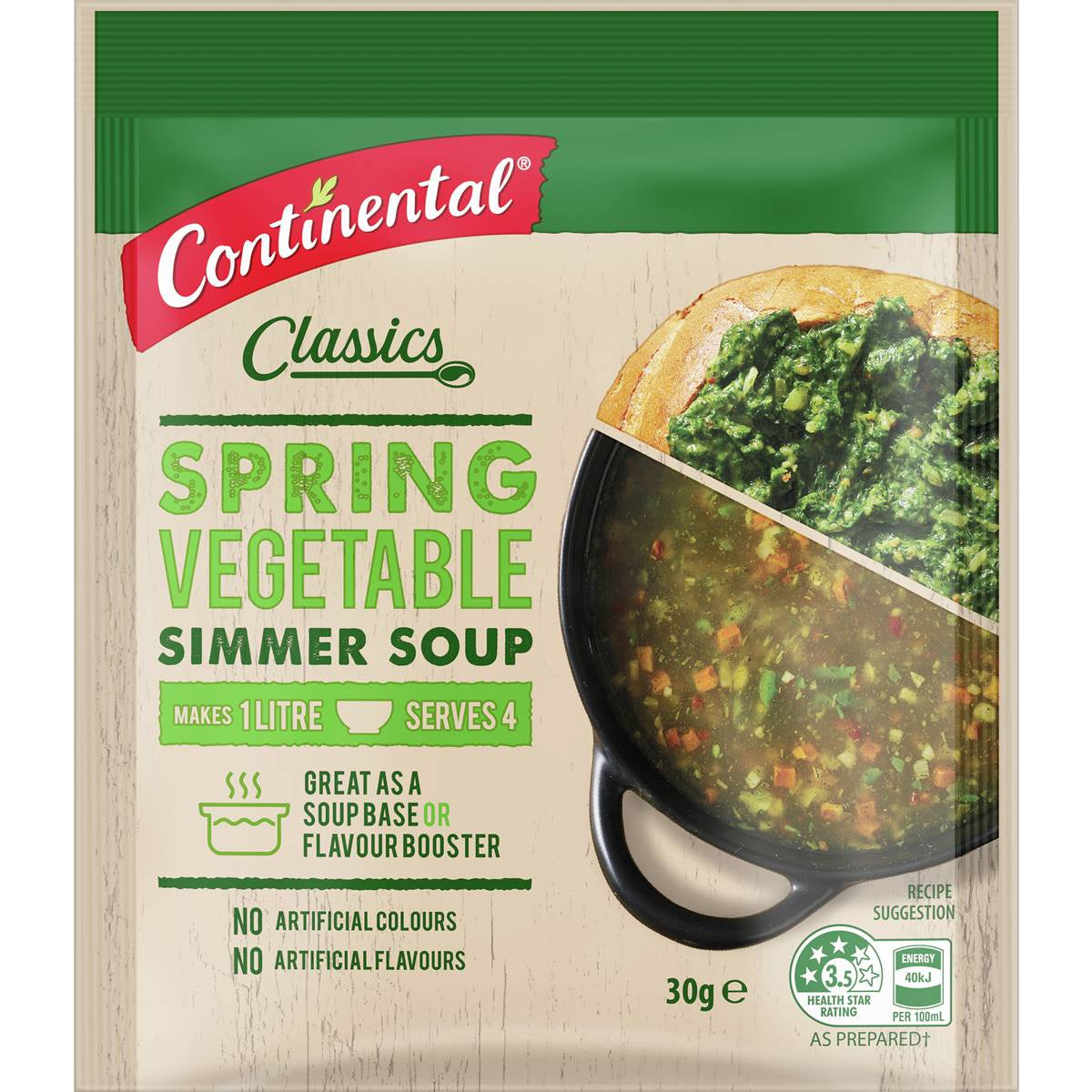 Continental GF Spring Vegetable Soup Mix 30g