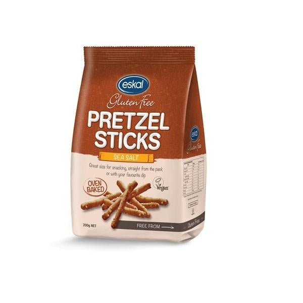 Eskal Pretzel Sticks Sea Salt 200g GF